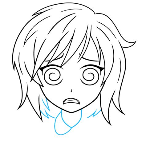 How To Draw A Confused Anime Face Really Easy Drawing Tutorial Images