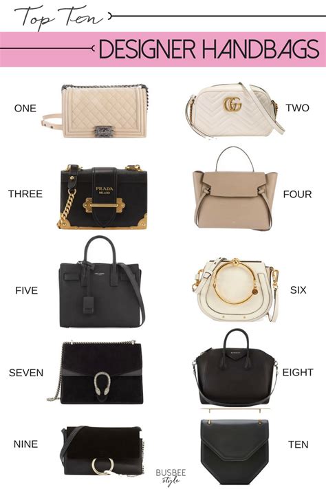 Name Brand Purses List Literacy Basics