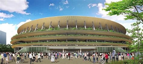 On 11 december, the japanese capital tokyo held a ceremony to break ground on the new national stadium that will serve as the main venue for the 2020 olympic games. Tokyo Olympic Stadium 2020 / Kengo Kuma ⋆ ArchEyes