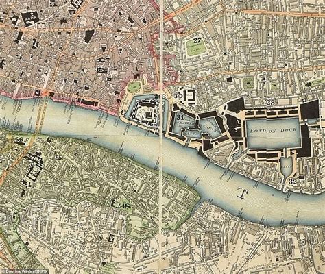 1830 Map Of London Shows How Vast Swathes Of The Capital Were Empty