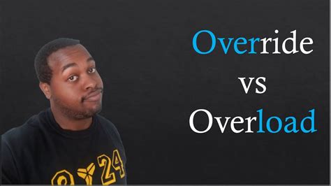 Override Vs Overload Coding With Tre Youtube