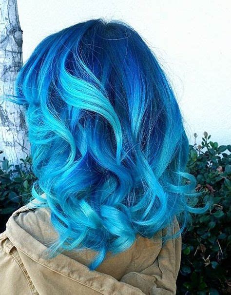 21 Bold And Beautiful Blue Ombre Hair Color Ideas Blue
