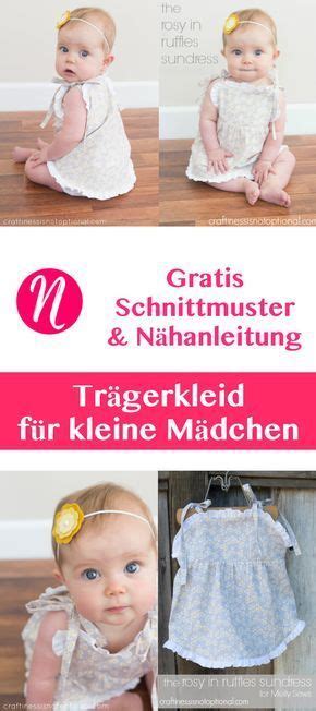 Die schnittmuster werden im pdf format angezeigt. Trägerkleid für Babies - Freebook mit Nähanleitung | Nähen ...