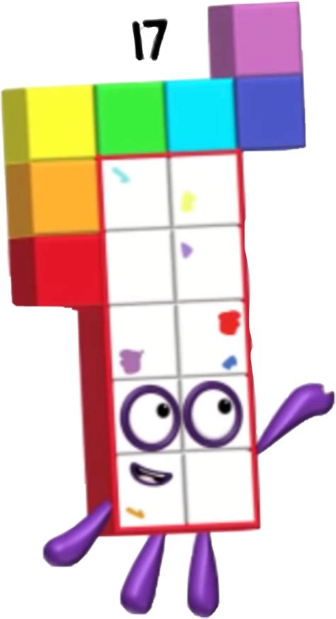 Numberblocks Freetoedit Seventeen Sticker By Slimeboi59