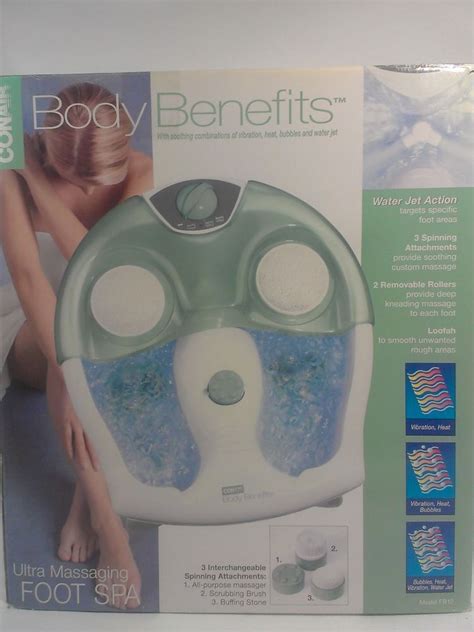 conair fb20 body benefits vortex foot spa with whirlpool action for sale online ebay foot