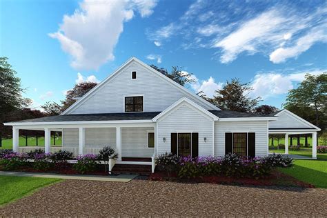 Country Home Plan With Wonderful Wrap Around Porch 5921nd