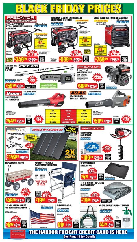 The company offers flat rate shipping for $6.99, but you may need to pay higher shipping fees for heavy orders; Harbor Freight Tools Black Friday 2021 Ad and Deals ...