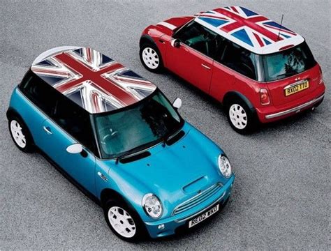 Paper And Party Supplies Bumper Stickers Mini Cooper Roof British Flag