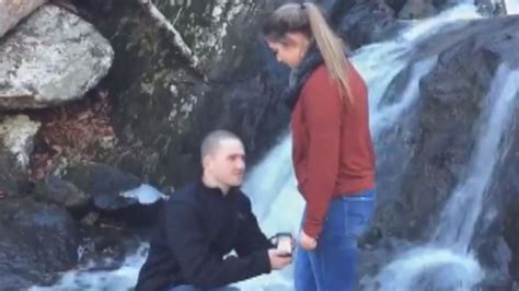 Proposal Fail Engagement Ring Falls Into Water Ruining Picturesque Moment Youtube