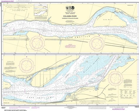 Columbia River Channel Map