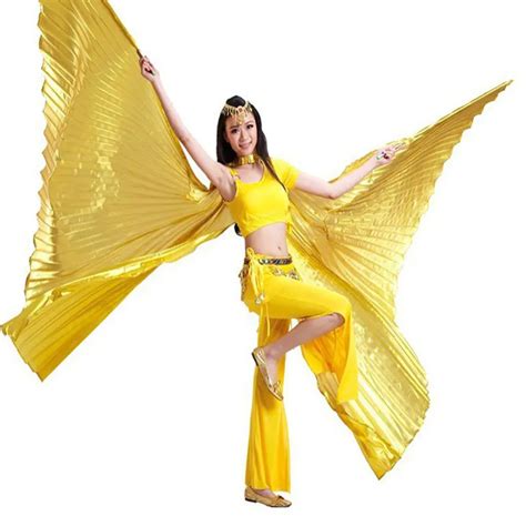 2018 High Quality Egyptian Opening Isis Belly Dance Wings Dance Accessories Wing Sale Without