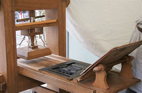 Old Wooden Printing Press Stock Photo Download Image Now Istock