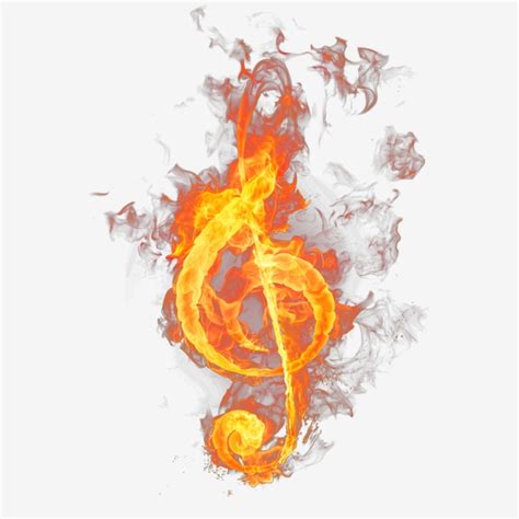 Music Notes Fire Music Notes Fire Png Music Fire Png Transparent