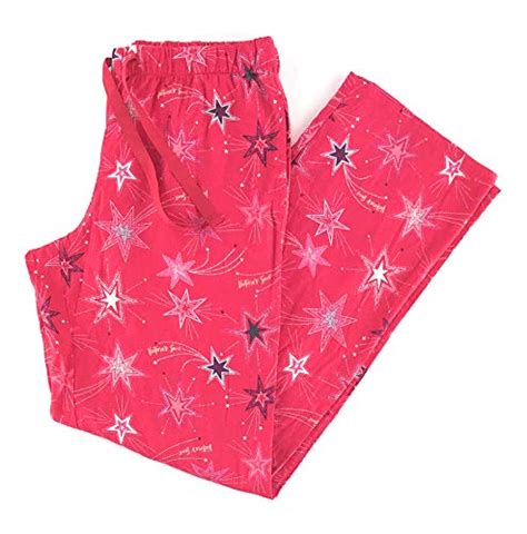 Victoria S Secret Flannel Pajama Pant Medium Red Shooting Stars