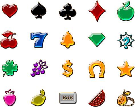 Slot Machine Gem Icons | GameDev Market