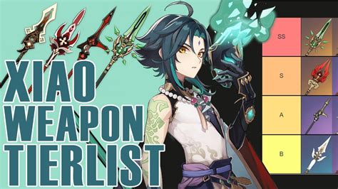 Find more detail about this character tier list here. BEST XIAO WEAPON TIER LIST, F2P AND P2W OPTIONS // GENSHIN ...