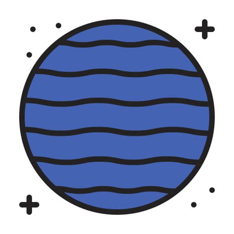 Jupiter Generic Outline Color Icon