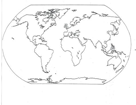 Continents Map Coloring Pages Download And Print For Free