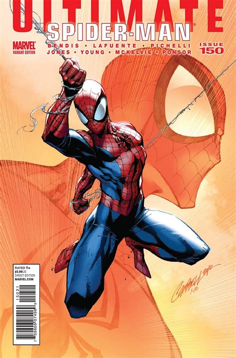 Ultimate Comics Spider Man 150 Campbell Variant Comic Art