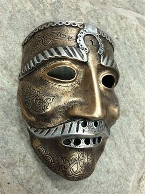 Ancient Battle Mask Antique Replica Larp Ancient Mask Larp Props