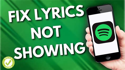 How To Fix Lyrics Not Showing On Spotify The Right Way Youtube