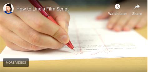 How To Line A Film Script — Amy Clarke Films Film Script Film School