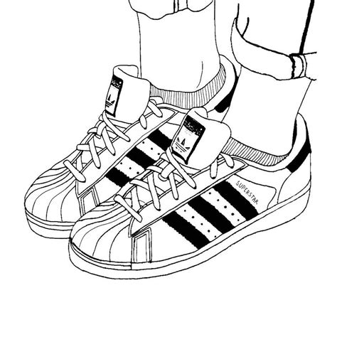 Adidas Shoes On Feet Coloring Book To Print And Online Coloring Home