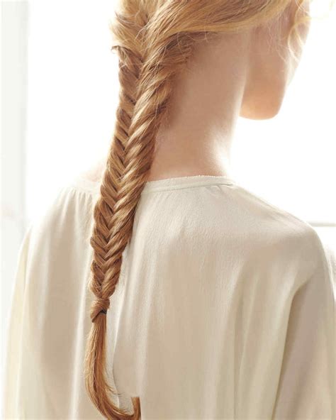 Braiding your hair at night actually helps lock in moisture, says brice. Hair-Braiding How-To | Martha Stewart