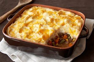 Try the classic shepherd's pie recipe or mix it up with a veggie shepherd's pie with lentils, or add parsnips to your mash like nigel slater. The Farmer's Daughter Cooks: Shepherd's Pie