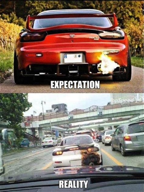 The Best Of Expectation Vs Reality 20 Pics Car Jokes Funny Car