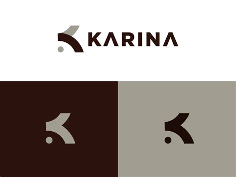 Logo Design For Karina By Lextech Logo Design On Dribbble