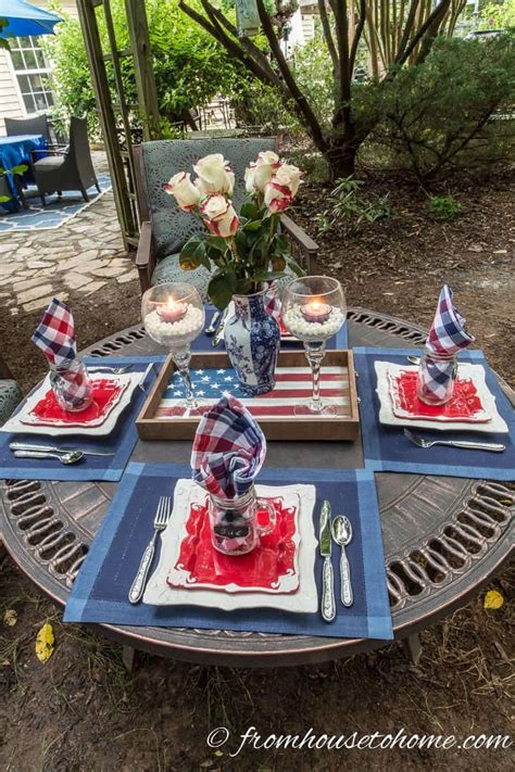 Chinet's cut crystal collection provides the perfect medium. Easy Patriotic 4th of July Table Decorations You'll Want ...