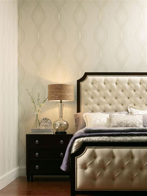 candice olson inspired elegance moda wallpaper by york wallcoverings at gilt master bedroom