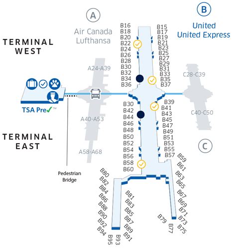 Denver International Den Airport Map