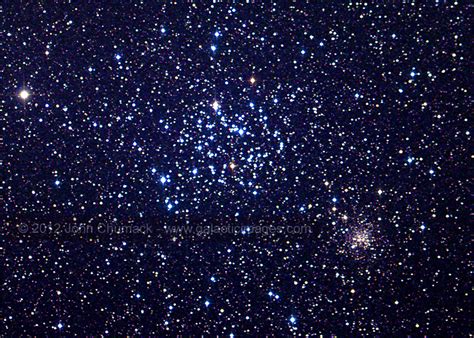 M35 Open Star Cluster In Gemini With Ngc 2158 Open Cluster With Ngc2158