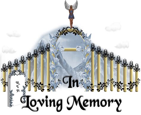 In Loving Memory Background Template