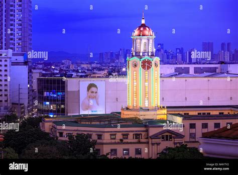 Manila Philippines Feb 17 2018 Manila City Hall Clock Tower At