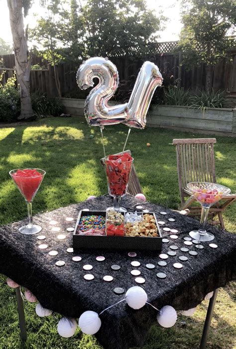 Pin by Mikaela Simison on 21st birthday | Table decorations, Decor