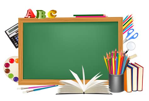 It is usually made up of wood or fiber. Green School Board and Decors PNG Picture | Gallery ...