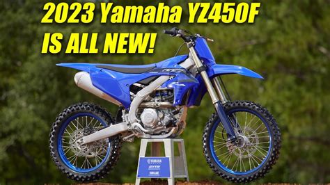2023 Yamaha Yz450f Is All New Dirt Bike Magazine Youtube