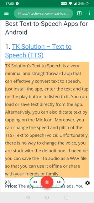 8 Best Text To Speech Apps For Android Techwiser