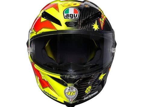 Helmet Valentino Rossi Sun And Moon Helmet Agv Helmets Valentino Rossi