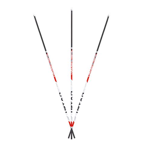 Carbon Express Arrows Maxima Triad Red Zone 12 Pack Bare Shafts 300 350