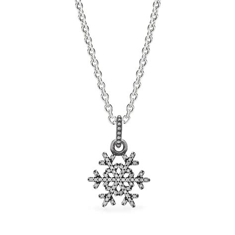 791761nblmx crystallized snowflake dangle charm. Pandora Snowflake Necklace #CKCrackingChristmas ...
