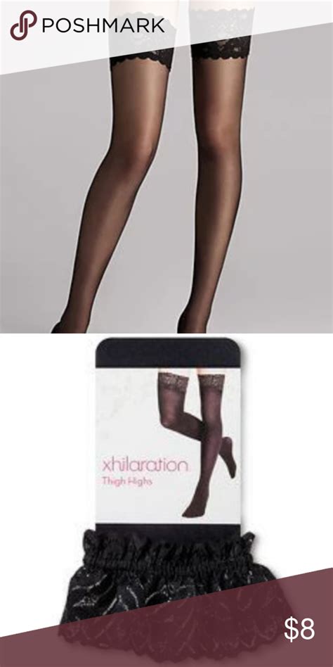 Xhilaration Thigh High Ruffled Stockings Boutique Beautiful Lace Tops Thigh Highs Lace Tops