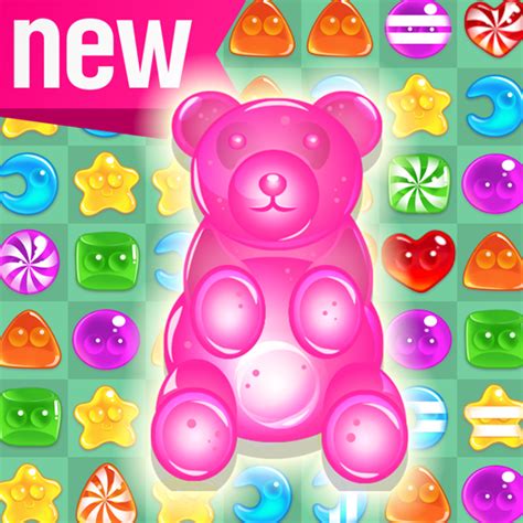 Soda Pop Candy Gummy Bear Free Match 3 Puzzle Gameuk