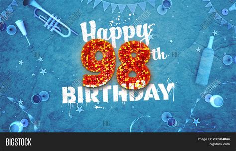 Happy 98th Birthday Image And Photo Free Trial Bigstock