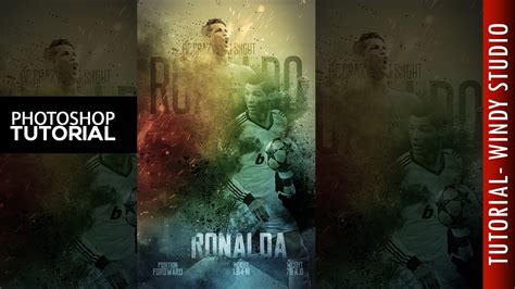 Set your print size zoom accurately in photoshop. Photoshop Tutorial | Dispersion Effect | Sports Poster ...