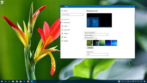 How To Set Different Wallpapers On Multiple Monitors In Windows 10