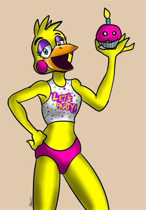 Toy Chica Let S Party By Maiku Arevir On Deviantart